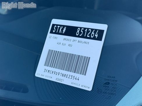 Used 2022 Ford Bronco Sport Badlands image 34