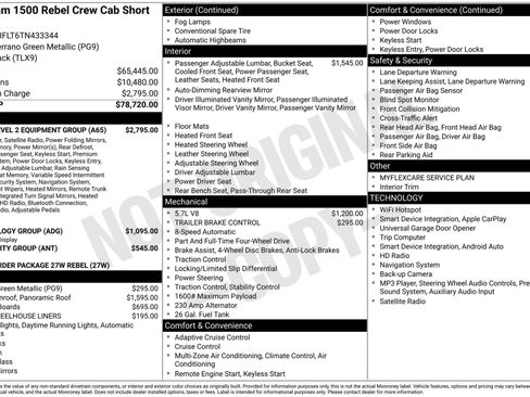 New 2026 RAM 1500 Rebel w/ Rebel Level 2 Equipment Group AWD/4WD image 1