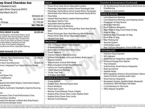 Used 2022 Jeep Grand Cherokee Limited 4xe w/ Luxury Tech Group II AWD/4WD image 18