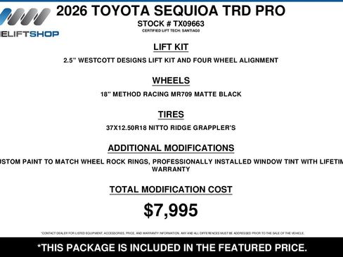Used 2026 Toyota Sequoia TRD Pro AWD/4WD image 2