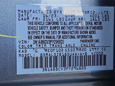 Used 2023 Nissan Sentra SV w/ All-Weather Package image 27