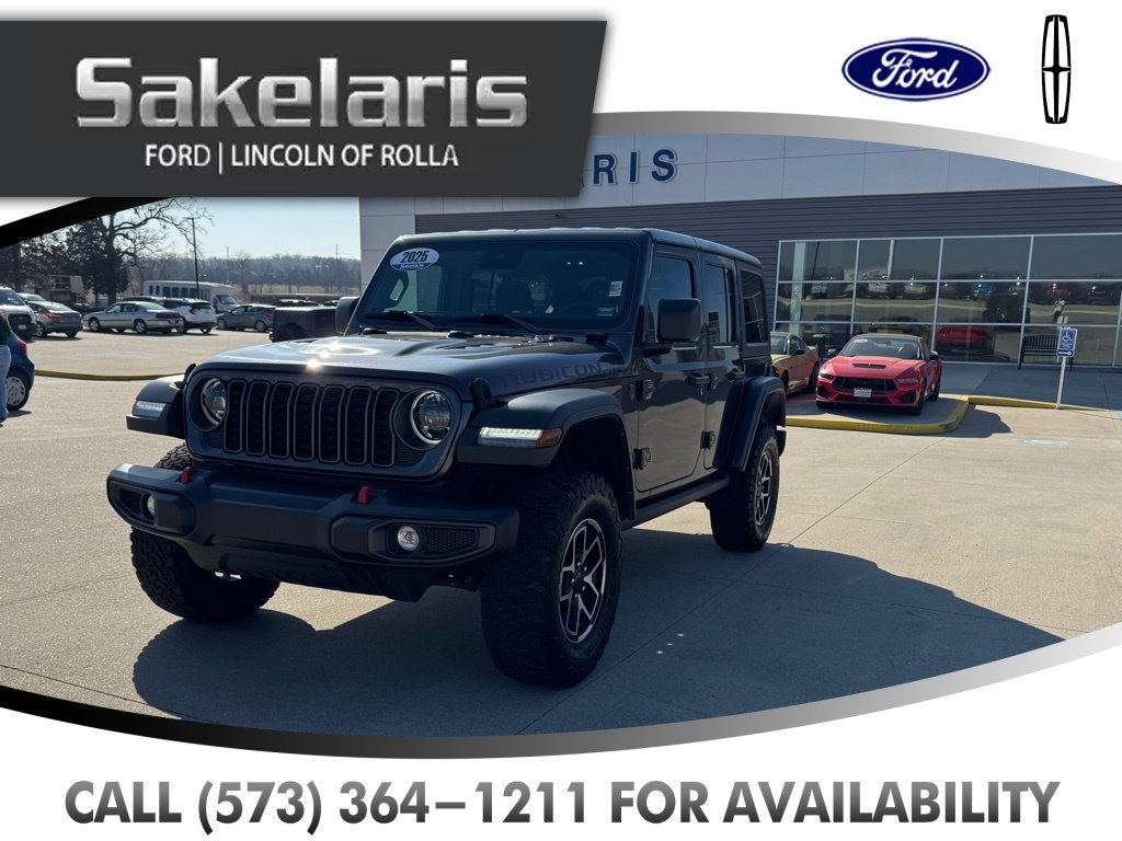 Used 2025 Jeep Wrangler Unlimited Rubicon AWD/4WD image 1