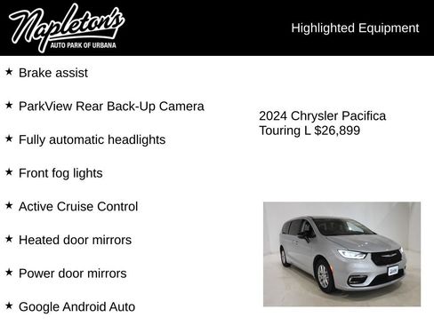 Used 2024 Chrysler Pacifica Touring-L FWD image 16