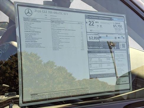 Used 2026 Mercedes-Benz GLE 350 4MATIC image 19