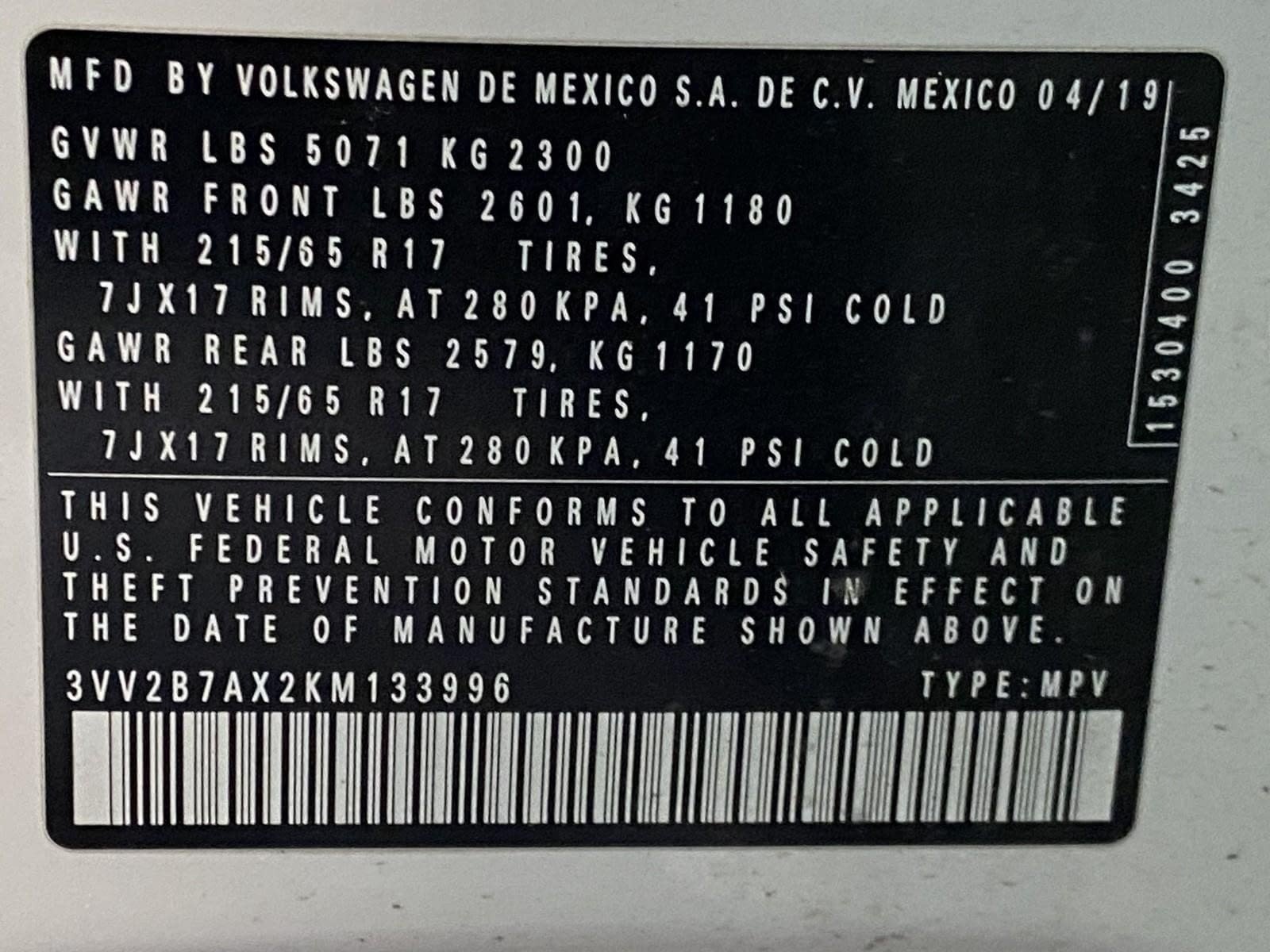 Used 2019 Volkswagen Tiguan SE w/ Panoramic Sunroof Package AWD/4WD image 30