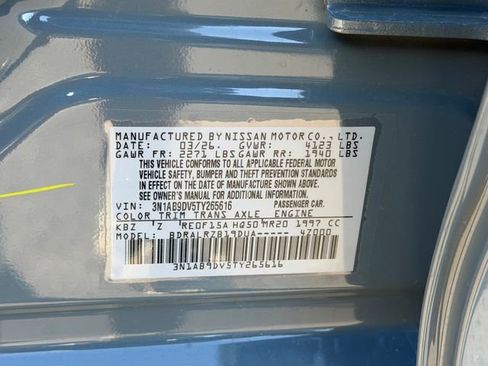 New 2026 Nissan Sentra SR FWD image 29