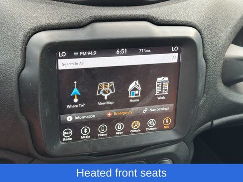 Used 2019 Jeep Renegade Limited w/ UConnect 8.4 Nav Group AWD/4WD image 12