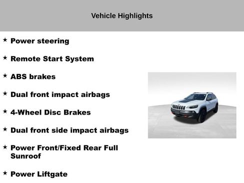 Used 2019 Jeep Cherokee Trailhawk w/ Comfort/Convenience Group AWD/4WD image 17