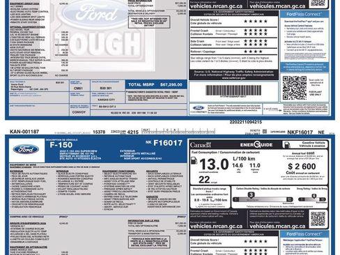 Used 2022 Ford F150 XLT w/ Equipment Group 302A High AWD/4WD image 4