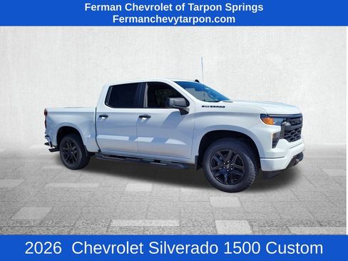 New 2026 Chevrolet Silverado 1500 Custom w/ Turbomax Blackout Package image 1