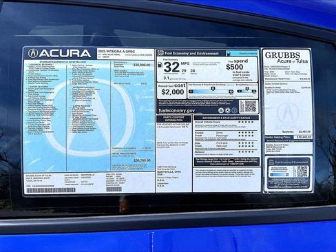 Certified 2025 Acura Integra A-Spec FWD image 41