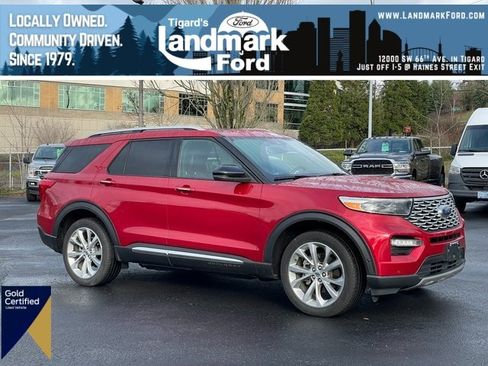 Certified 2021 Ford Explorer Platinum w/ Equipment Group 601A image 1