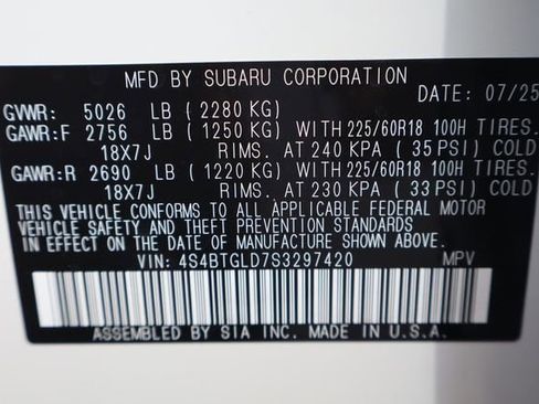 New 2025 Subaru Outback Onyx Edition XT w/ Popular Package #2 image 25