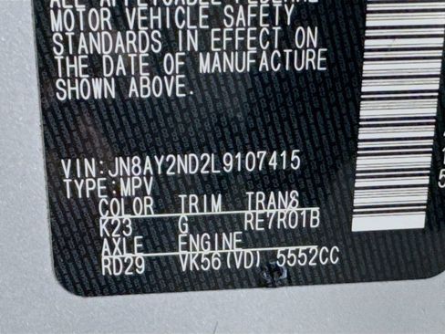 Used 2020 Nissan Armada SL w/ Premium Package RWD image 34