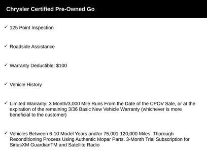 Certified 2018 Chrysler 300 Limited