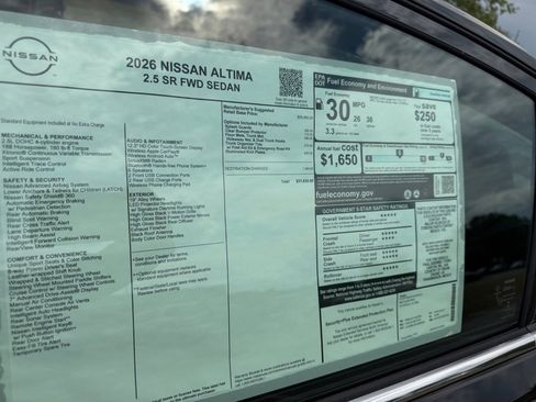 New 2026 Nissan Altima 2.5 SR FWD image 32