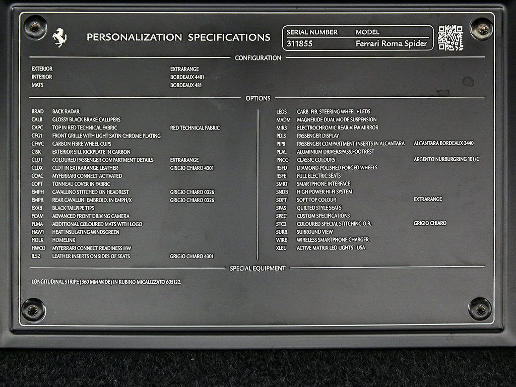 Certified 2025 Ferrari Roma Spider RWD image 39