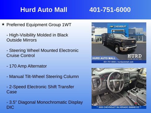 New 2025 Chevrolet Silverado 3500 W/T w/ WT Convenience Package image 12