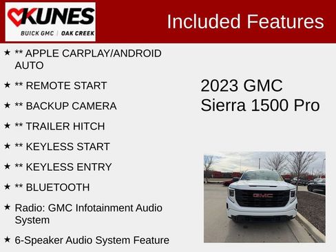 Used 2023 GMC Sierra 1500 Pro w/ Graphite Edition image 2