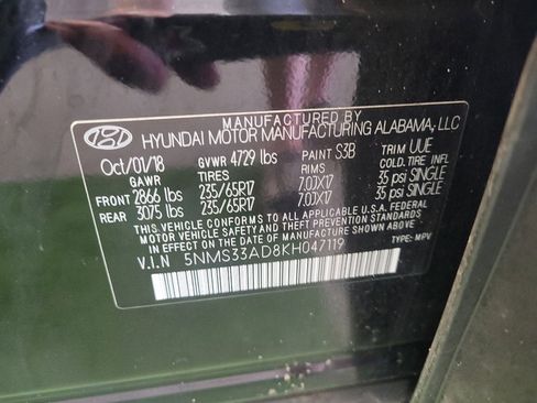 Used 2019 Hyundai Santa Fe SEL FWD image 33