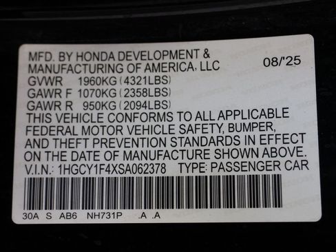 Used 2025 Honda Accord SE image 29