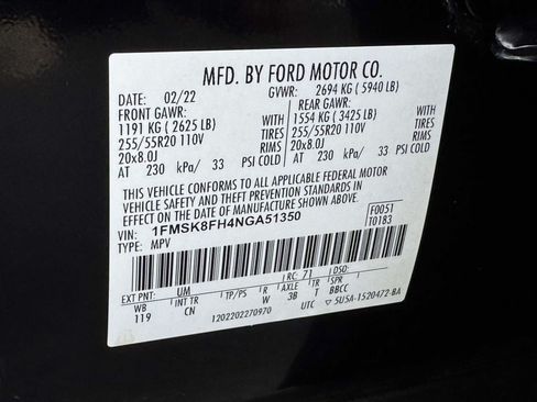 Used 2022 Ford Explorer Limited AWD/4WD image 29