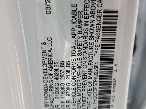 Certified 2023 Honda Accord Sport image 20