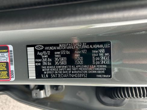 Used 2022 Hyundai Santa Cruz Limited AWD/4WD image 37