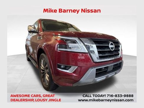 Used 2024 Nissan Armada Platinum w/ Captain's Chairs Package image 1