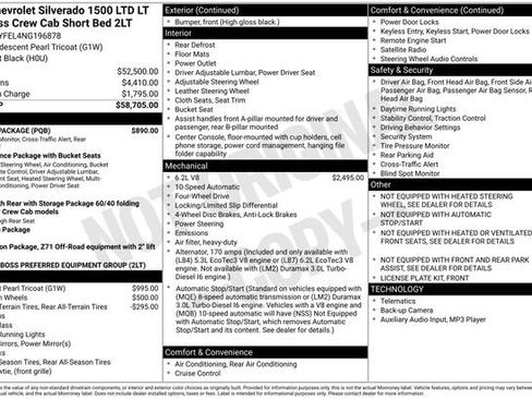 Used 2022 Chevrolet Silverado 1500 LT Trail Boss w/ Safety Package AWD/4WD image 16
