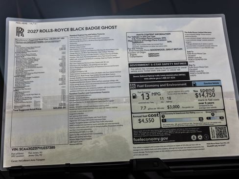New 2027 Rolls-Royce Ghost Black Badge AWD/4WD image 35