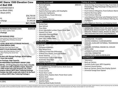 Certified 2024 GMC Sierra 1500 Elevation w/ Elevation Premium Package