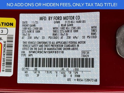 New 2025 Ford Bronco Sport Outer Banks w/ Outer Banks Tech Package+ image 33