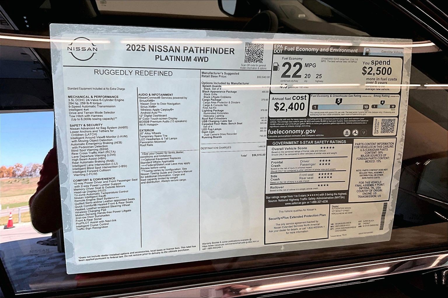 New 2025 Nissan Pathfinder Platinum w/ Lighting Package (N93) AWD/4WD image 80