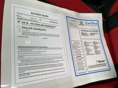 Certified 2021 Honda Civic Type R Limited image 37