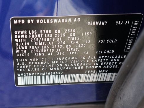 Used 2021 Volkswagen ID.4 Pro S w/ ID.4 Protection Package image 55