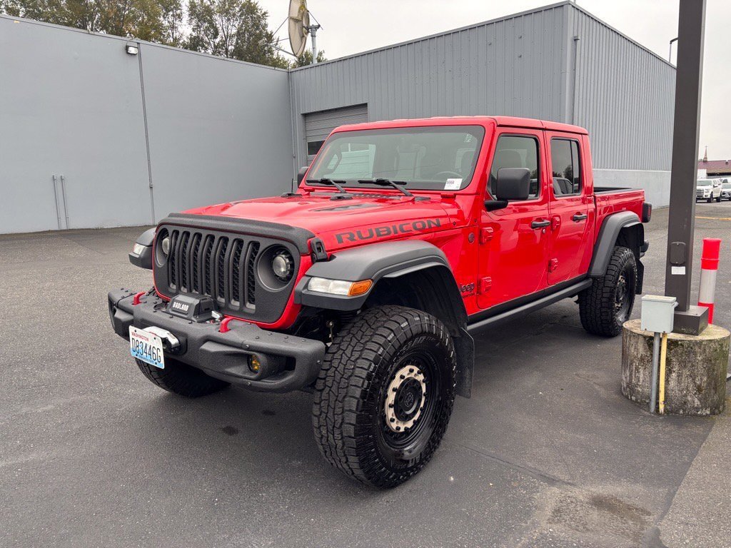 Used 2021 Jeep Gladiator Rubicon w/ Uconnect 4C Nav & Sound Group AWD/4WD image 1
