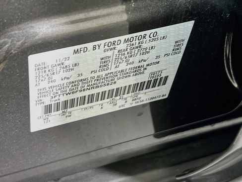Used 2022 Ford Maverick XL w/ Equipment Group 100A Standard AWD/4WD image 30