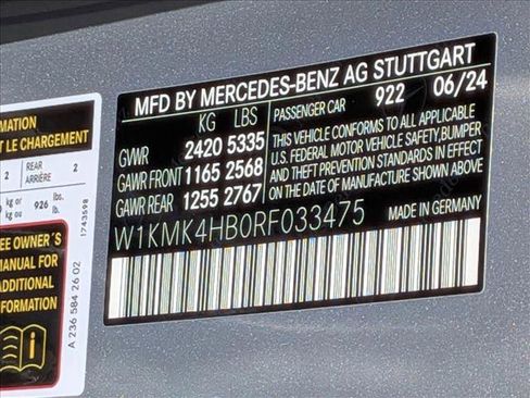 Certified 2024 Mercedes-Benz CLE 300 4MATIC Cabriolet w/ Driver Assistance Package image 24