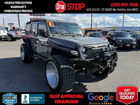 Used 2018 Jeep Wrangler Unlimited Sport AWD/4WD image 1