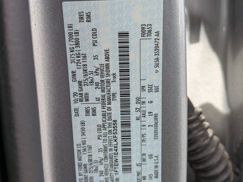 Used 2020 Ford F150 XLT w/ Equipment Group 302A Luxury image 35