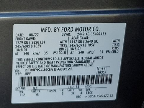 Used 2022 Ford Edge SEL w/ Convenience Package image 27