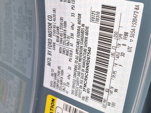 Used 2022 Ford Bronco Sport Outer Banks w/ Tech Package image 33