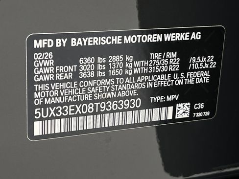 New 2026 BMW X6 xDrive40i w/ Executive Package image 23