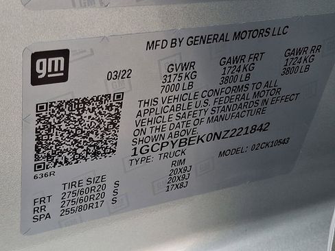Certified 2022 Chevrolet Silverado 1500 Custom w/ Rally Edition AWD/4WD image 25