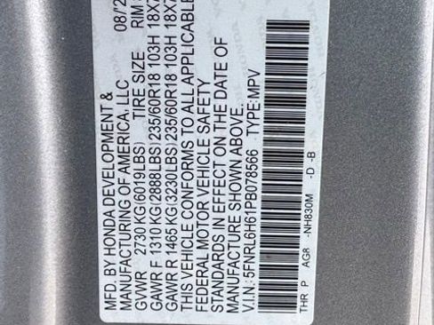 Used 2023 Honda Odyssey EX-L image 19
