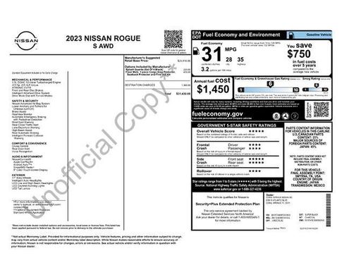 Certified 2023 Nissan Rogue S AWD/4WD image 13
