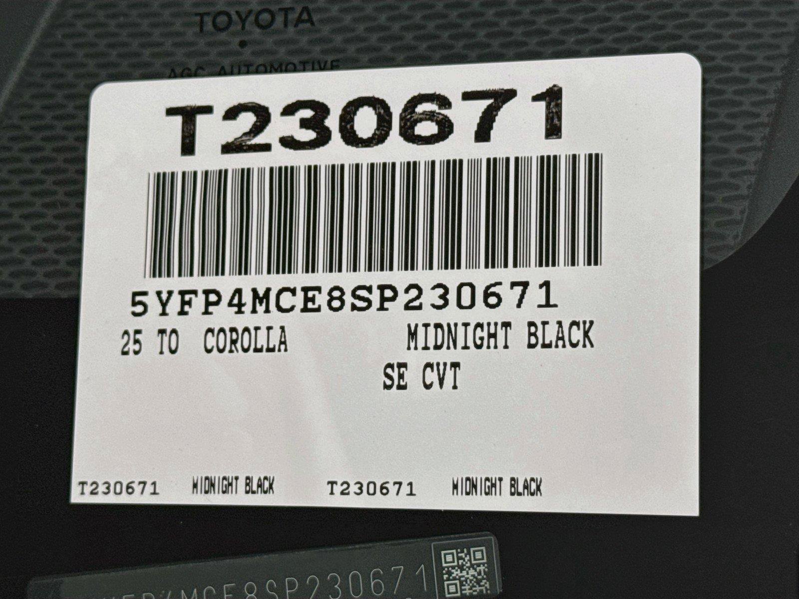 Certified 2025 Toyota Corolla SE w/ SE Premium Package FWD image 44