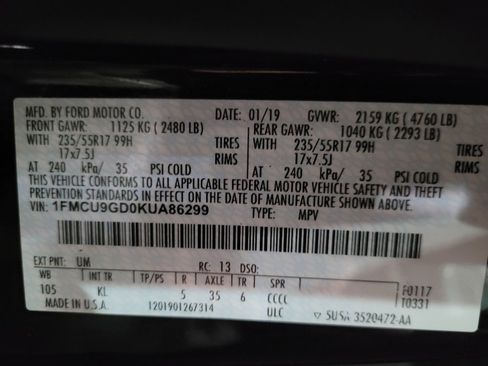 Used 2019 Ford Escape SE AWD/4WD image 33