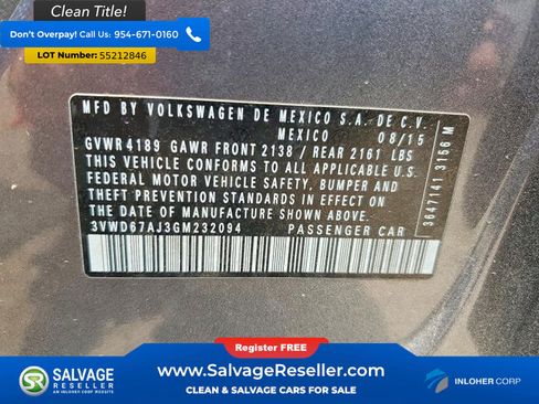 Used 2016 Volkswagen Jetta SE FWD image 16